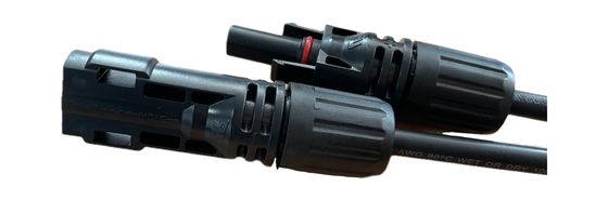 Optional Wire Size Photovoltaic Connector With Copper Contact TUV UL Certified
