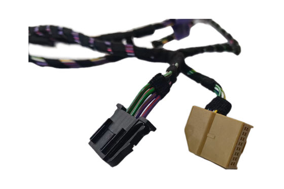 Custom Made Automotive Wiring Harness Manufacturers Black Color