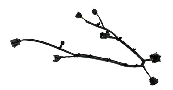 Black Transmission Custom Wire Cable Assemblies For Automotive Customized Size