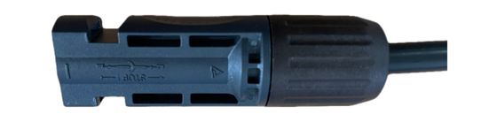 ClassⅡ PV Connector IP65 / IP68 For Extreme Temperature Range -40C To 85C